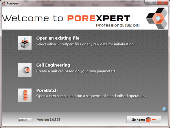 welcome screen