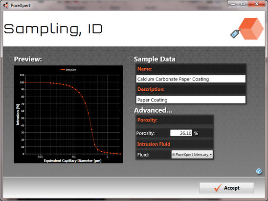 Porexpert sampling page
