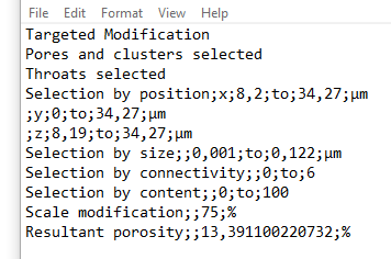 reporting csv targeted modification German